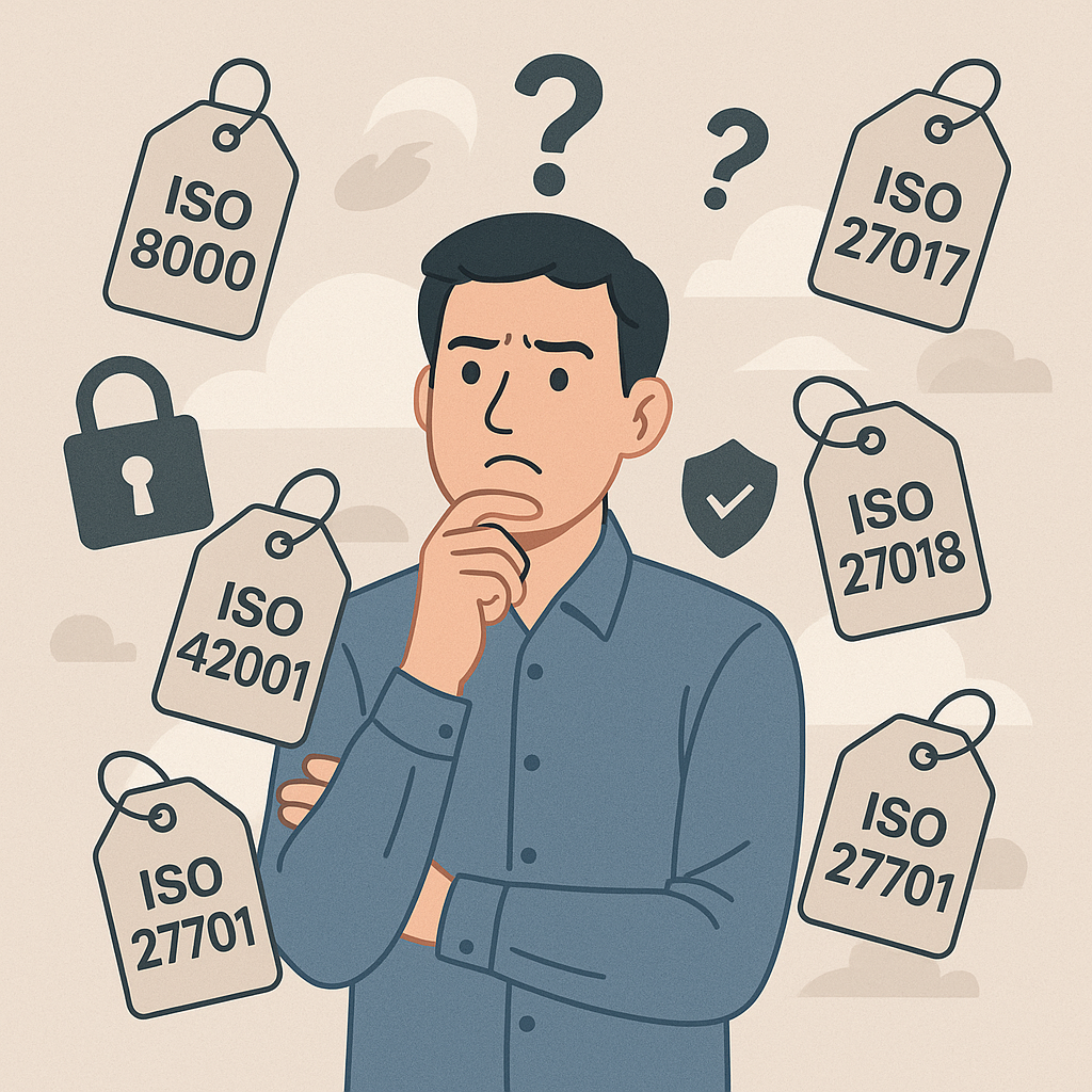 Why ISO 8000, ISO 27000, ISO 27017, ISO 27018, ISO 42001 & ISO 27701 Matter for Data‑Driven Business Success