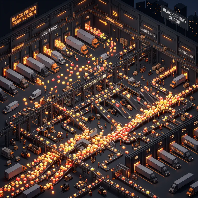 Managing Retail Promotional Peaks: Capacity, Cross-Docking, and Returns
