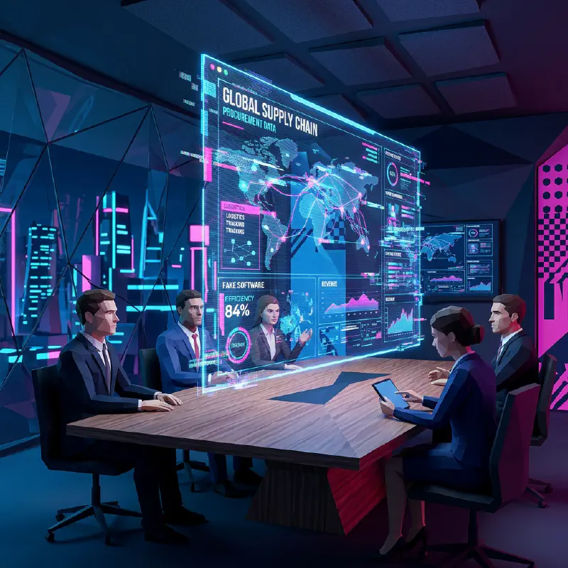 Lowpoly SCM Procurement Meeting