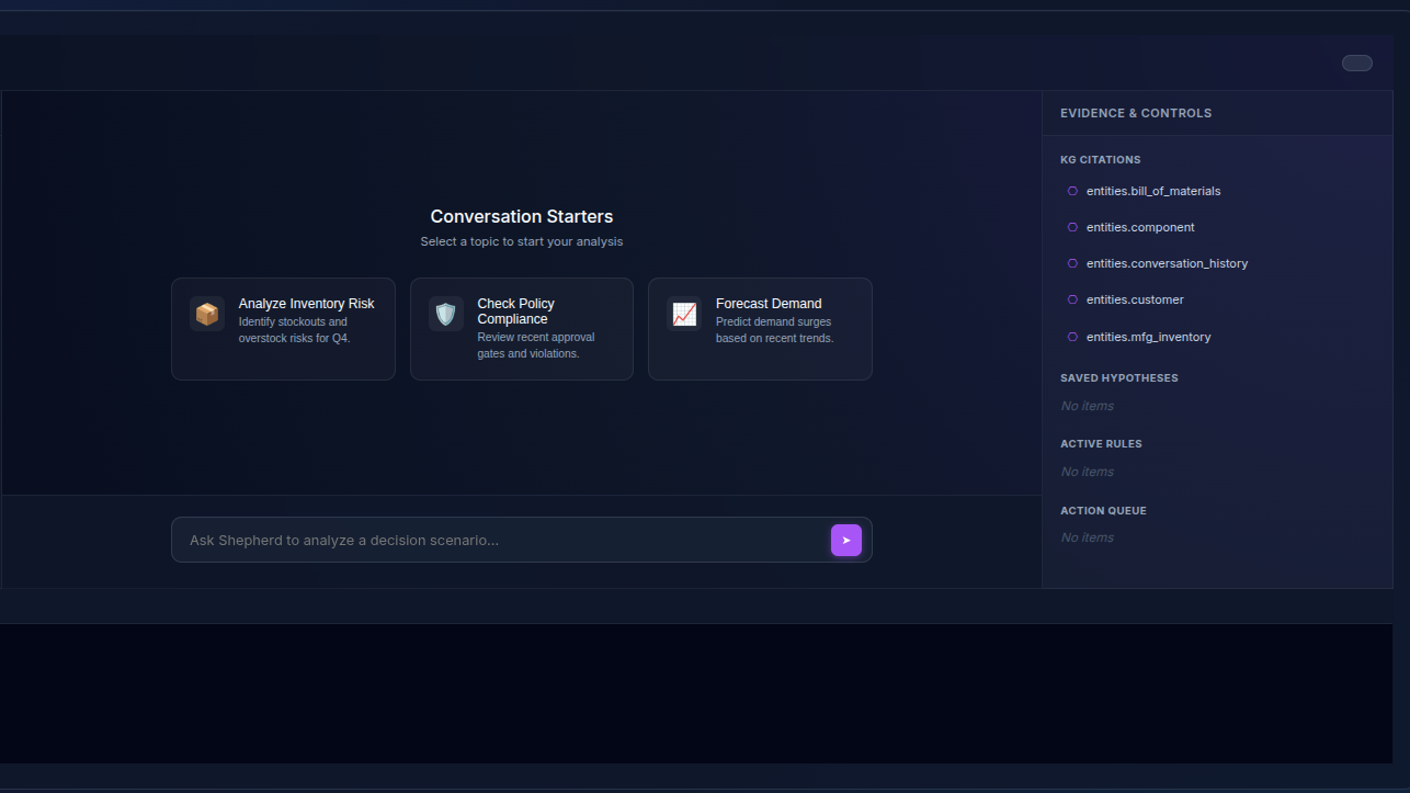 Decision Cockpit: Work Gets Done